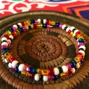 Priestess Miriam's Handcrafted Orisha Spirit Bead Bracelet Multi Color