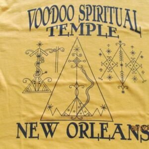 Voodoo Spiritual Temple T-Shirt (Gold)